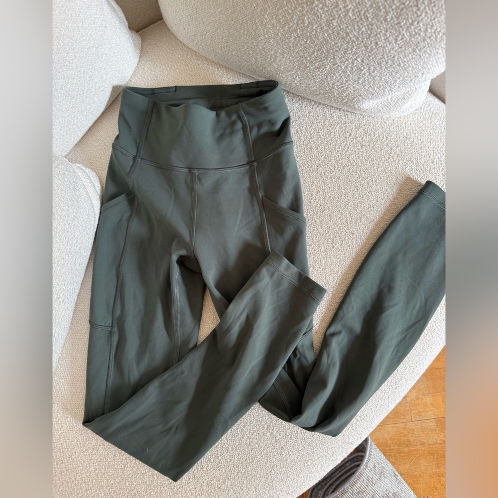 Lululemon Athletica Green Invigorate Tight 25” Leggings